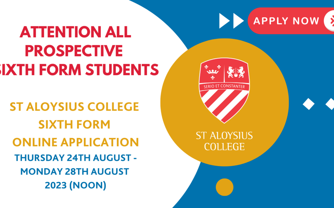 * NOW OPEN * Sixth Form Online Application