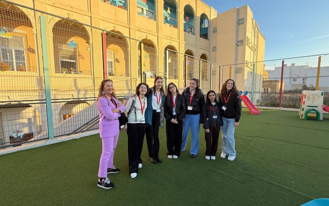 Group of students from Modena in a job-shadowing experience at our Primary School